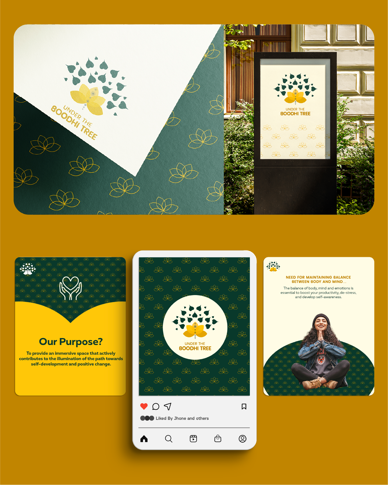 Under the booddhi tree